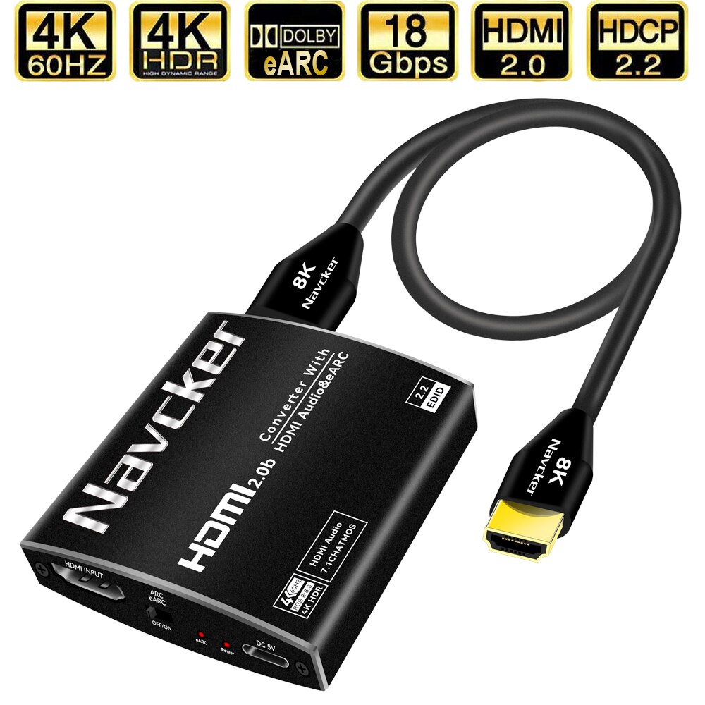 EARC HDMI 2.0  , 4K 120Hz RGB8:8:8 HDR ..